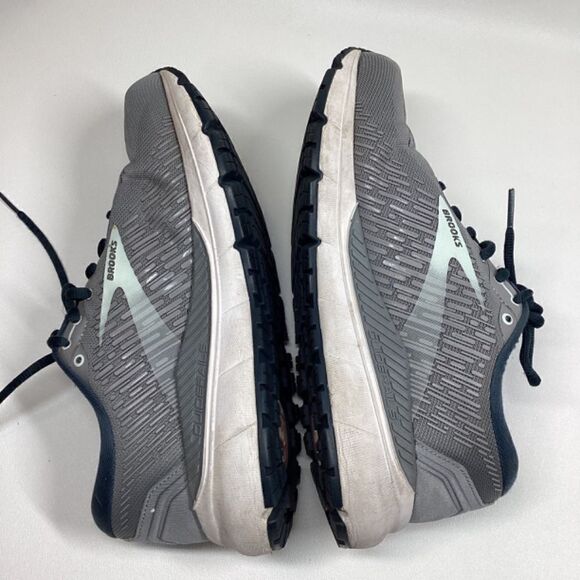 Brooks Women’s Addiction GTS 15 in Grey / Navy / Aqua, size 9 - Picture 7 of 13
